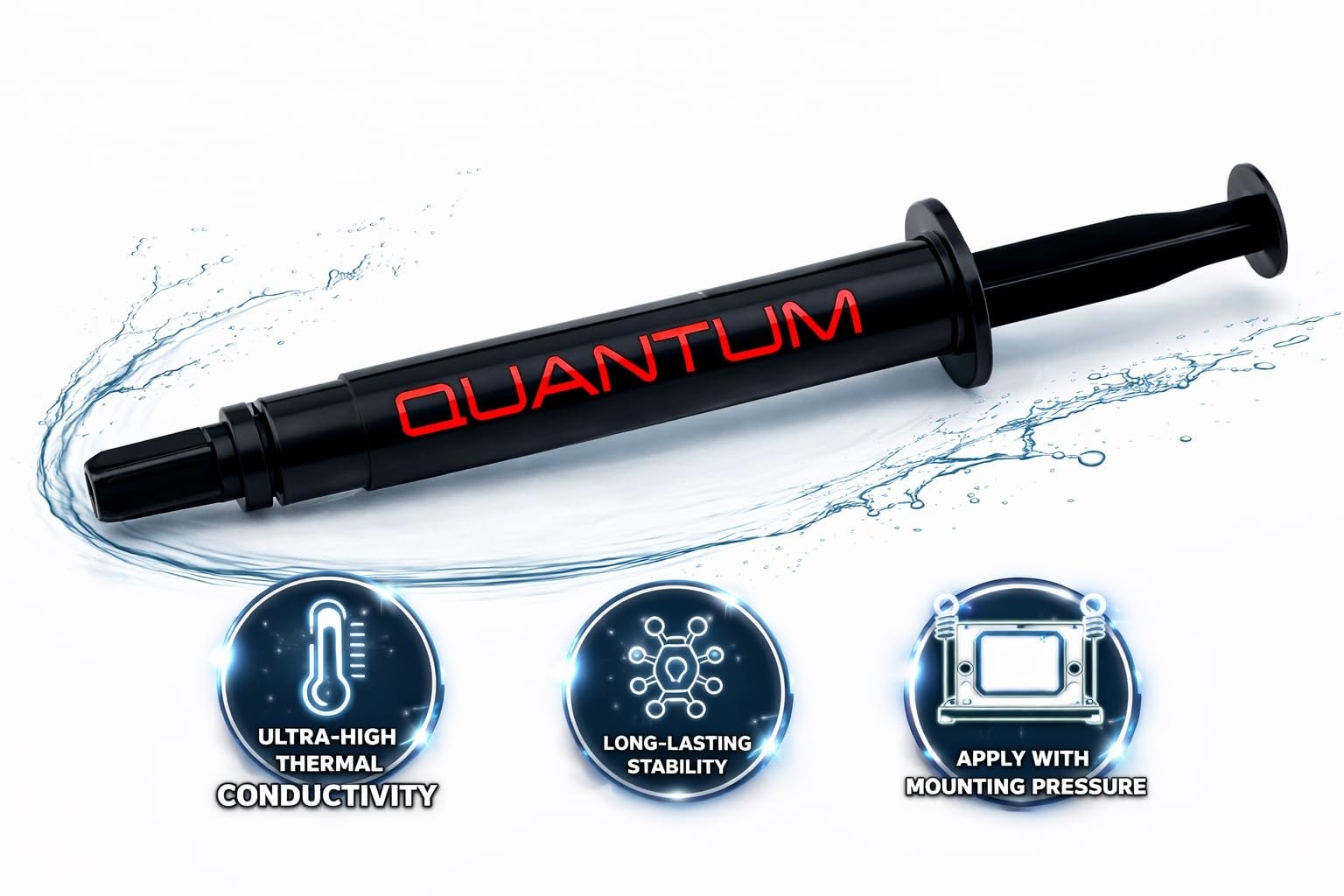 Gaming PC Cooling Kit - QUANTUM 3g Thermal Paste + NEO Pad Set (2 pcs) gallery image 7