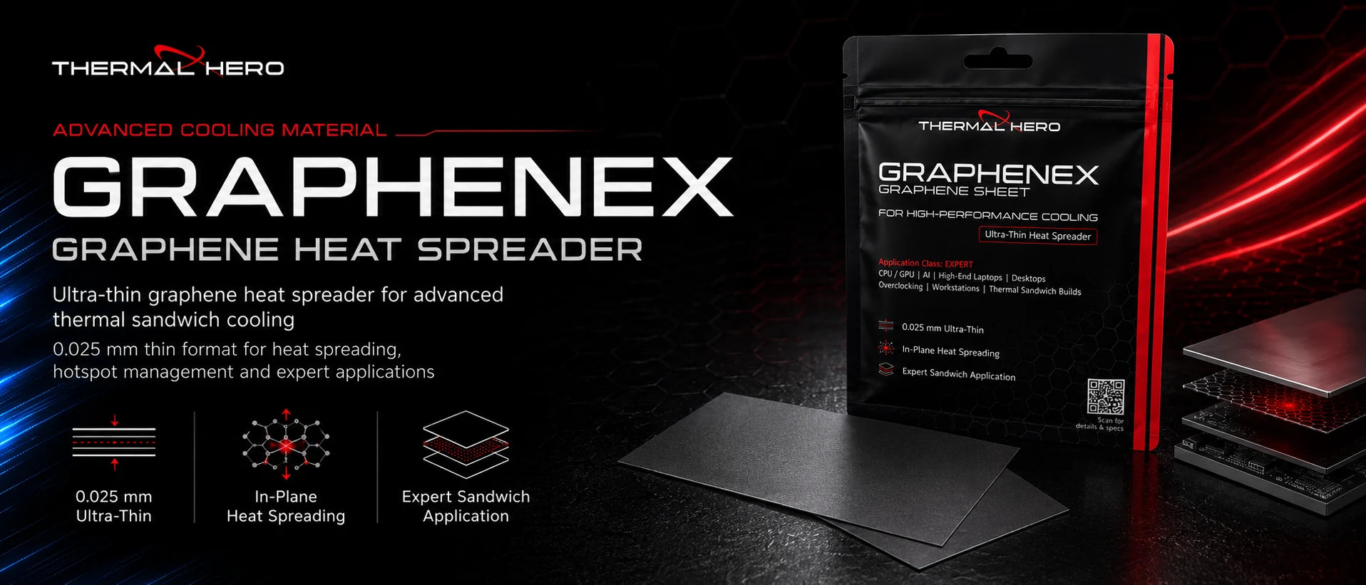 GRAPHENEX Graphene Heat-Spreading Products
