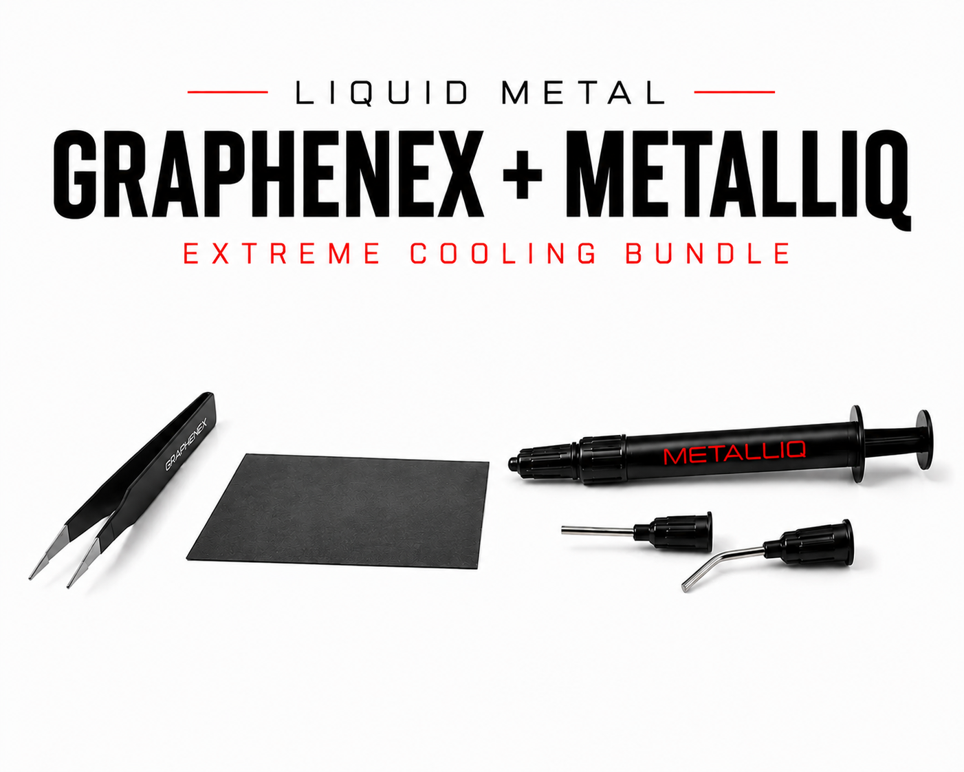GRAPHENEX and METALLIQ extreme cooling bundle