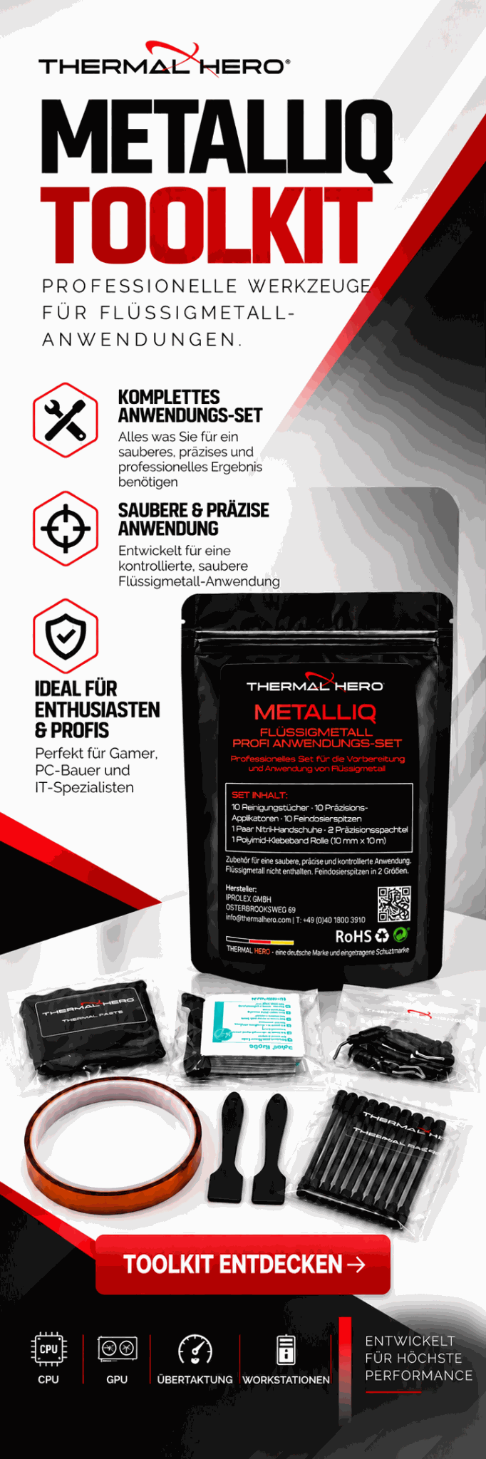 Thermal Hero METALLIQ Flüssigmetall toolkit